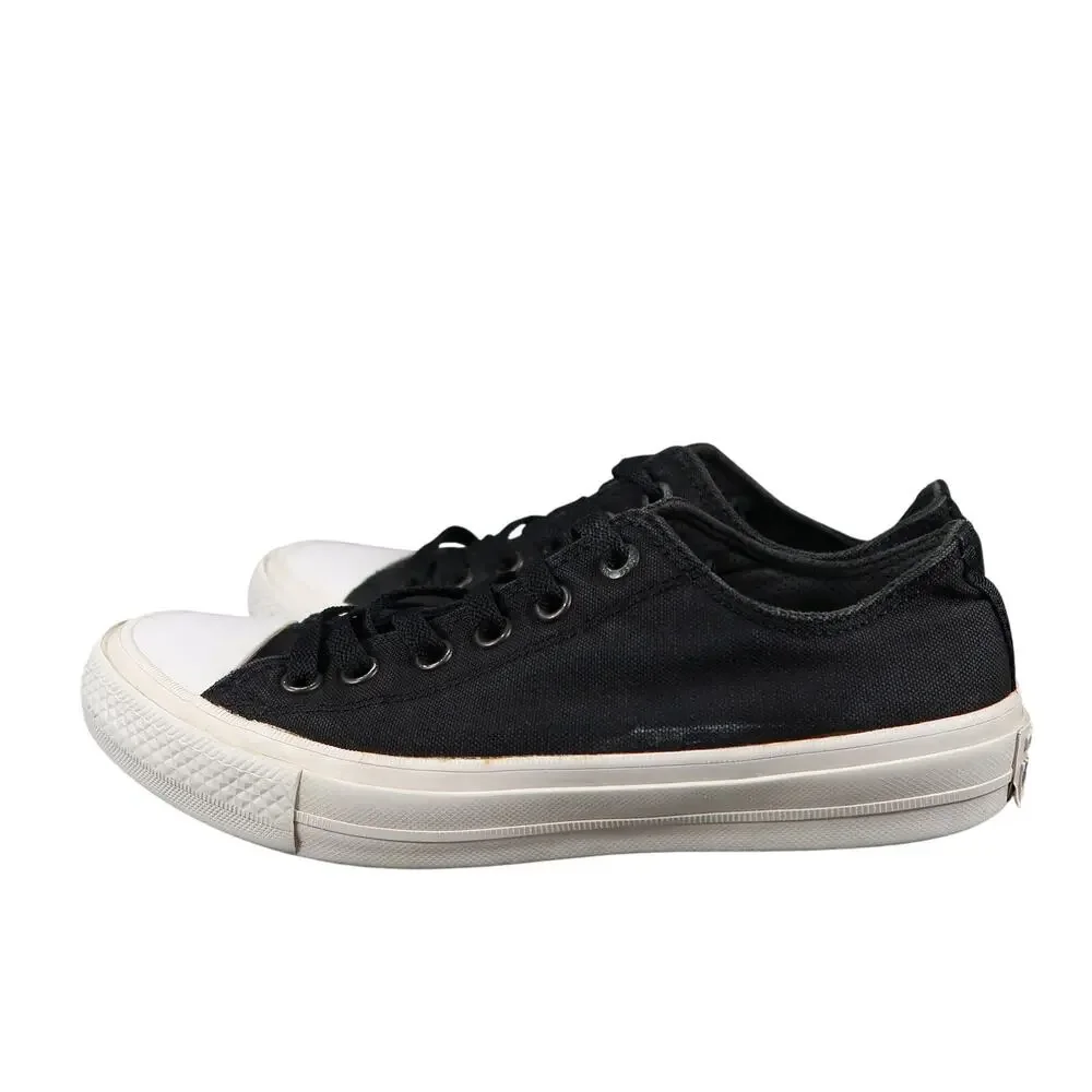 Converse Shoes Kids 6 Sneakers Chuck Taylor II All Star Casual Canvas Black Low